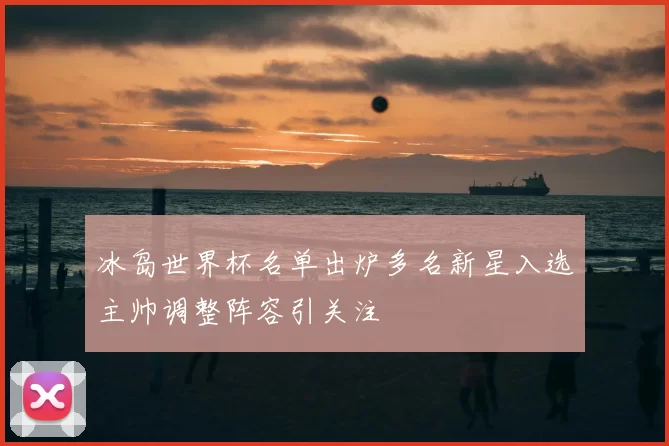 冰岛世界杯名单出炉多名新星入选主帅调整阵容引关注